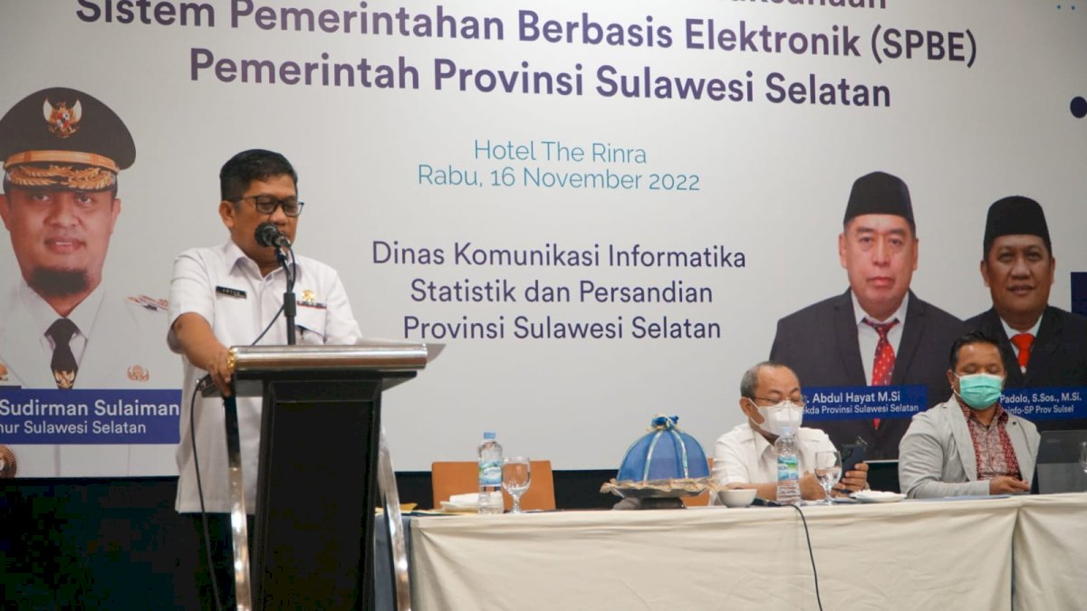 Diskominfo Sulsel Monev Sistem Pemerintahan Berbasis Elektronik