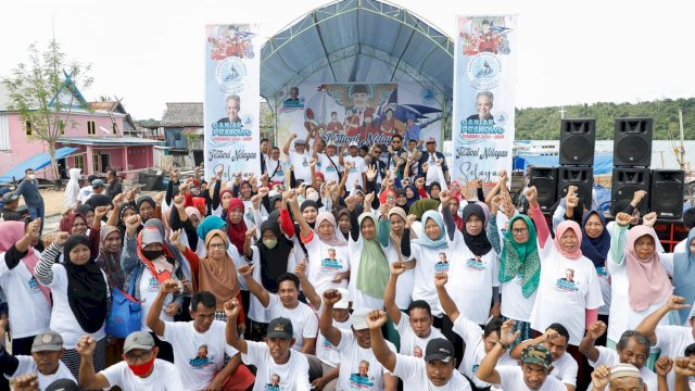 Festival Komunitas Nelayan Pesisir di Kabupaten Selayar menyatukan suara Ganjar Presiden 2024 (dokumen: istimewa)