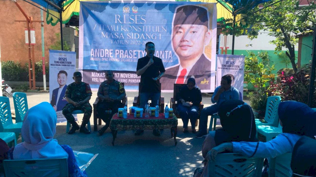 Andre Tanta Reses di Kelurahan Ujung Pandang Baru