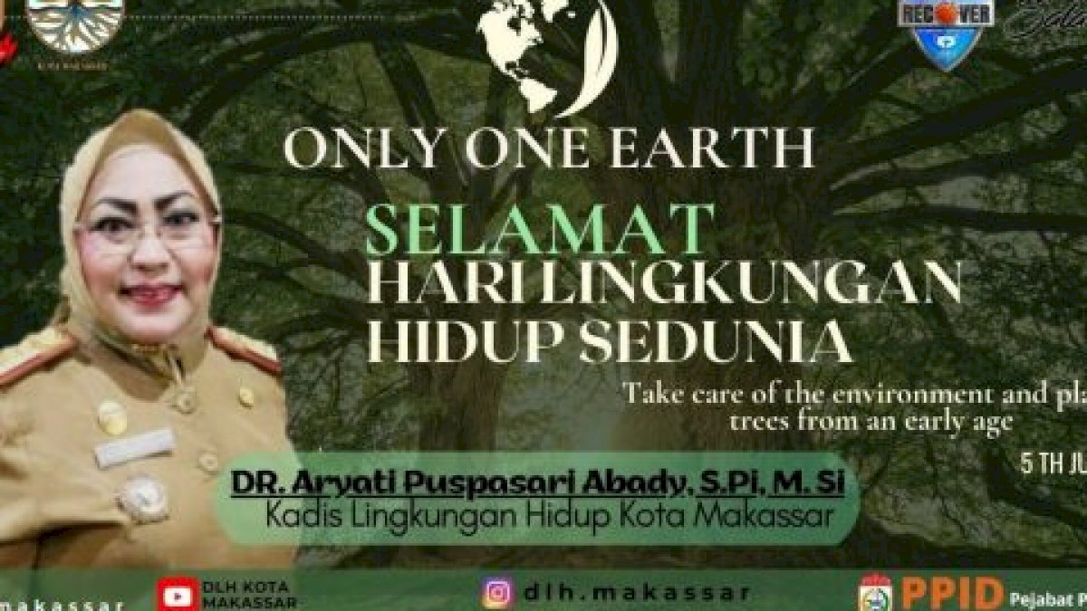 Peringatan Hari Lingkungan Hidup Sedunia, Ini Pesan Kadis DLH Kota Makassar