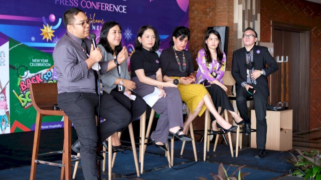 Press conference unit hotel Phinisi Hospitality Indonesia untuk paket tahun baru (dokumen: istimewa)