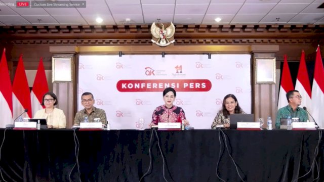Konferensi virtual OJK (dokumen: istimewa)