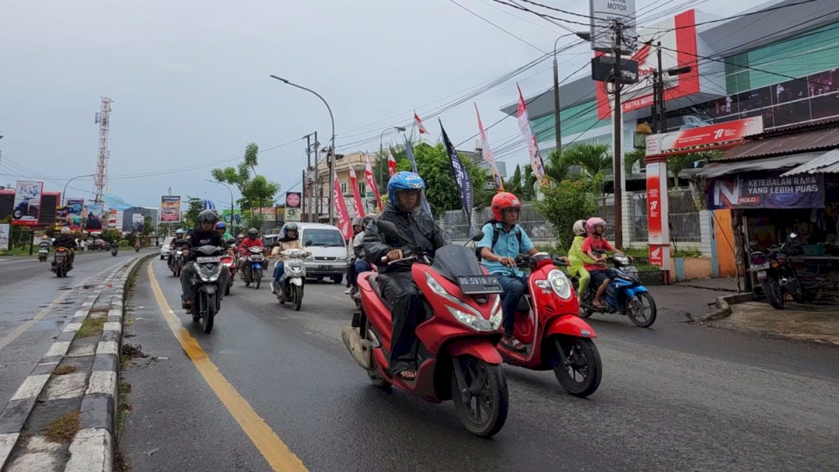 Buat Kendaraan Tetap Prima, Berikut Ini Tips Rawat Motor di Musim Hujan Ala Asmo Sulsel