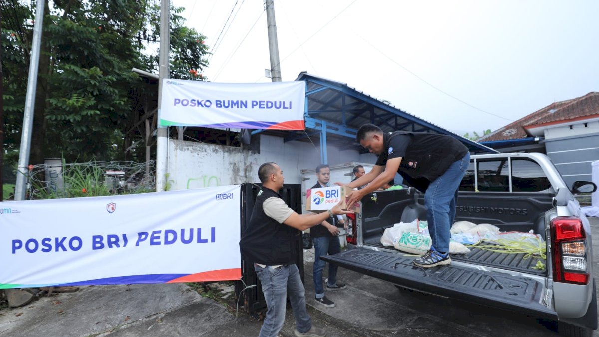 Bangun Posko Kesehatan dan Bagikan Nasi Bungkus, BRI Gerak Cepat Bantu Warga Terdampak Gempa Cianjur