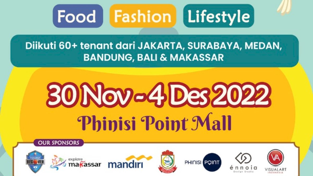 MTF Market Kembali Hadir di Phinisi Point Makassar, Hadirkan 61 Tenant Fesyen dan Kuliner