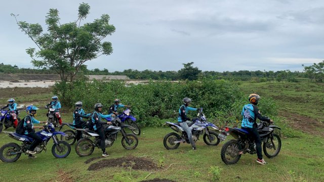 Fun riding Komunitas Yamaha 155 di Bili-bili (dokumen: istimewa)