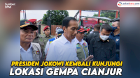 VIDEO: Presiden Jokowi Kembali Kunjungi Lokasi Gempa Cianjur