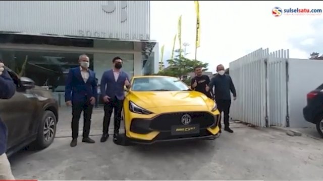 MG 5 GT salah satu unit MG yang baru-baru ini mengaspal di Makassar (Sri Wahyu Diastuti / Sulselsatu.com)