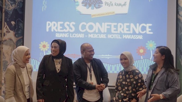 Press conference Makassar Culinary Night (dokumen: istimewa).