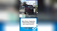 VIDEO: Bikin Macet, Pengendara Mobil di Riau Tertidur saat Lampu Merah