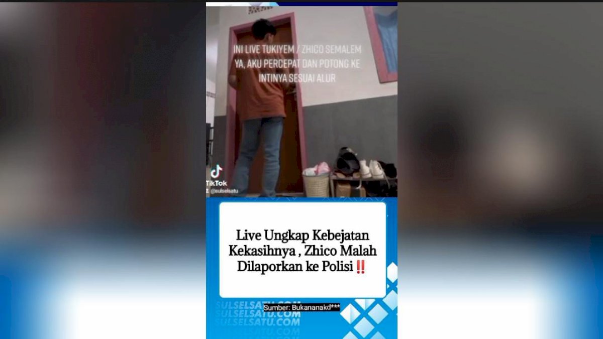 Video Live Ungkap Kebejatan Kekasihnya, Zhico Malah Akan Dilaporkan ke Polisi