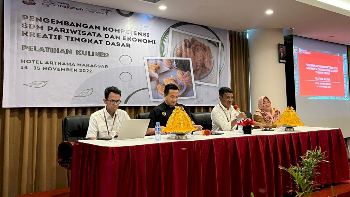 Dispar Kota Makassar Beri Pelatihan Kuliner Bagi SDM Kepariwisataan di Longwis