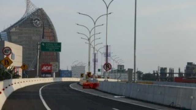 Jalan tol layang AP Pettarani Kota Makassar (dokumen: Kementerian PUPR)