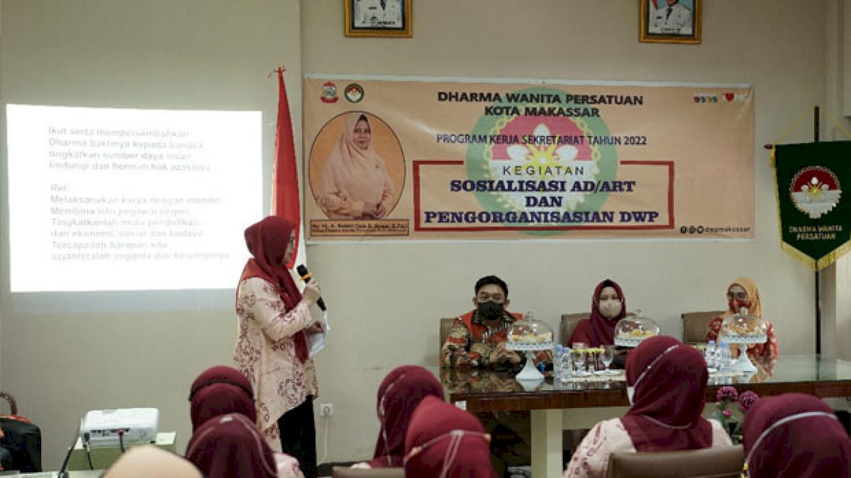 DWP Kota Makassar Gelar Sosialisasi ke DWP Dinas PU Makassar