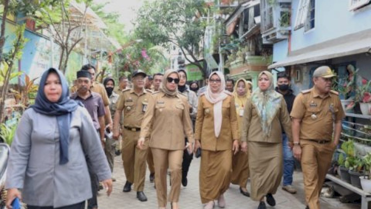 Wawali Makassar Sisir Persiapan Lorong Wisata di Kecamatan Mariso