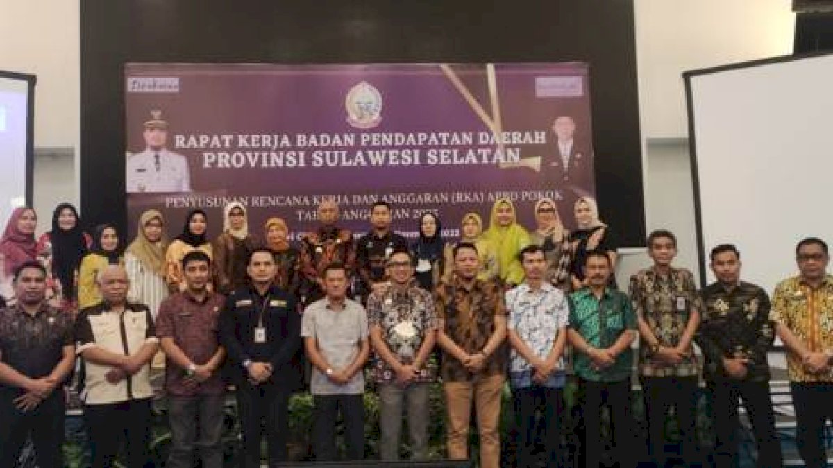Bapenda Sulsel Gelar Rapat Kerja, Ini Tujuannya