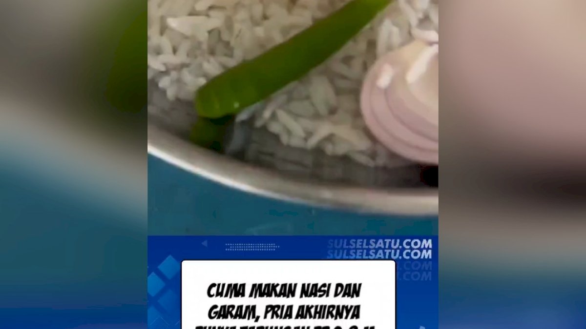 VIDEO: Cuma Makan Nasi dan Garam, Pria Akhirnya Punya Tabungan Rp 2,8 M
