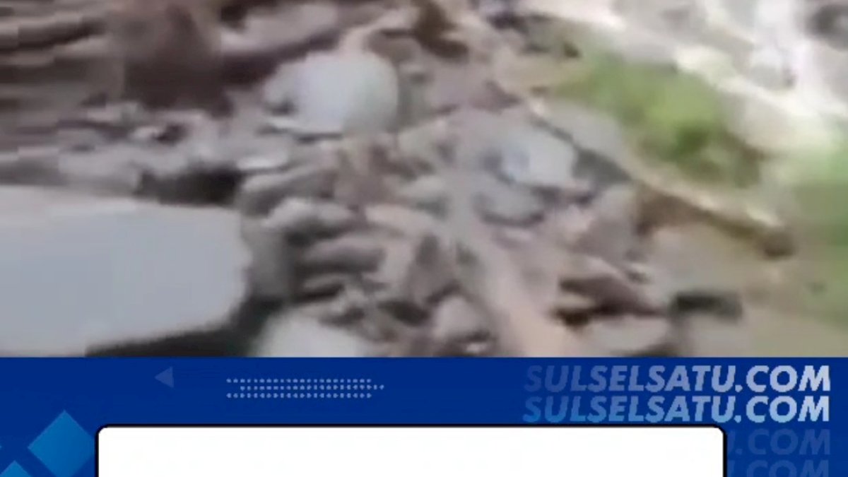 VIDEO: Curah Hujan Tinggi Akibatkan Tanah Longsor di Beberapa Titik di Kabupaten Pinrang