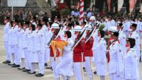 Paskibraka Binaan Dispora Makassar Sukses Kibarkan Bendera