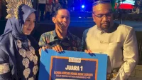 Kecamatan Tamalate Sabet Juara 1 di Lomba Kreasi Musik Anak Lorong HUT Makassar Ke 415