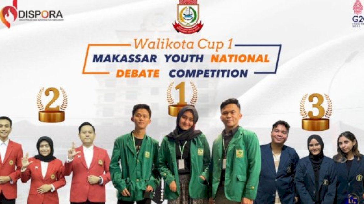 Dispora Makassar Sukses Gelar Kompetisi Debat Pemuda Nasional 2022