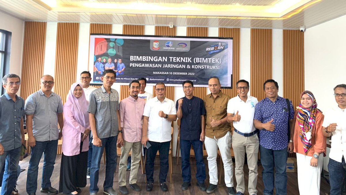 Tingkatkan Kualitas Pekerjaan, PDAM Makassar Gelar Bimtek Bagi Pengawas