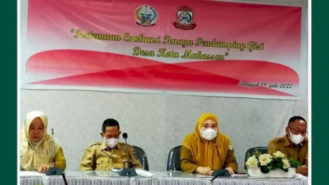 Dispar Kota Makassar lakukan pendampingan gizi (dokumen: istimewa)
