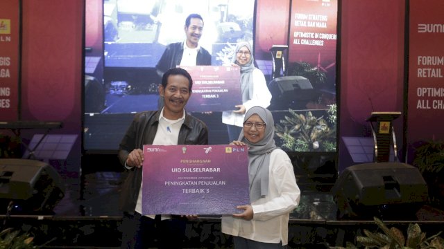 Penghargaan yang didapatkan oleh PLN UID Sulselrabar (dokumen: istimewa)