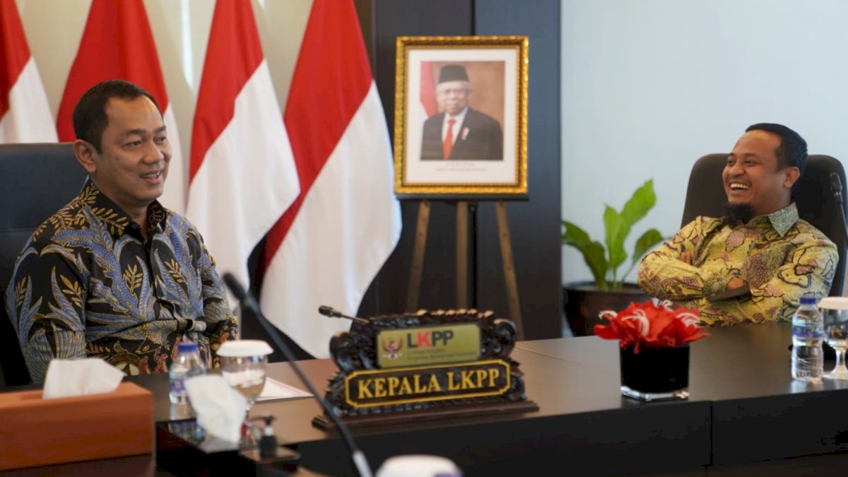 Gubernur Sulsel Bersama Kepala LKPP Bahas Implementasi Produk Kontruksi di E-Katalog Lokal