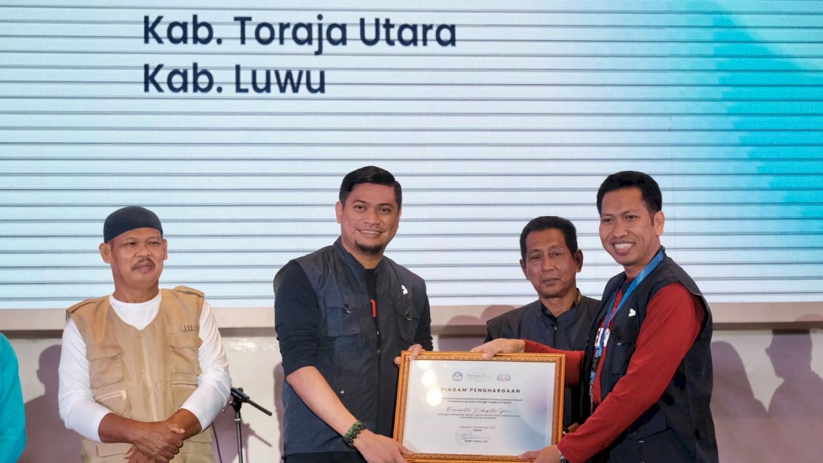 Gowa Terima Dua Penghargaan Bidang Pendidikan dari BBPMP Sulsel, Pengelolaan DAK Pendidikan dan Program Merdeka Belajar Capai Target