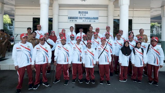 Atlet Gowa yang ikut Paralympic Peparda Provinsi Sulsel (dokumen: istimewa)