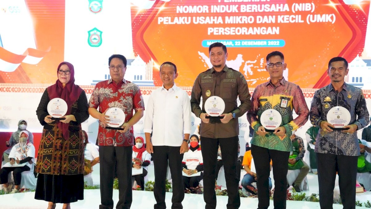 14 Ribu Pelaku UMK di Sulsel Dapat NIB Dari Kementerian Investasi