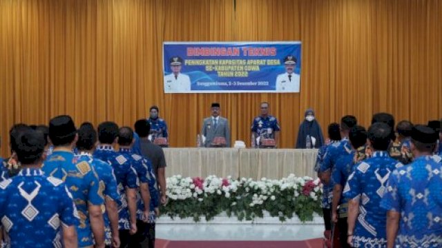 Bimbingan Teknis aparat pemerintahan (dokumen: istimewa)