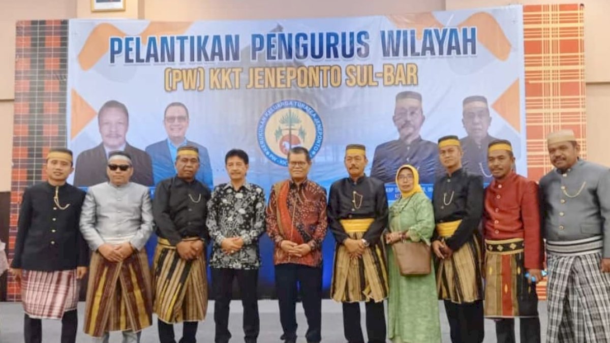 Hadiri Pelantikan KKT, Prof Husain Syam: Orang Jeneponto Banyak Berikan Kontribusi ke Sulbar