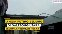 VIDEO: Angin Puting Beliung di Galesong Utara, Sejumlah Rumah Rusak