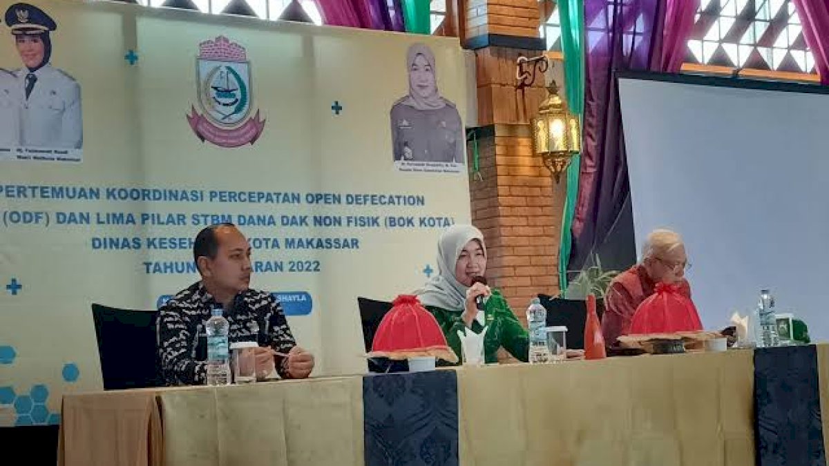 Dinkes Kota Makassar Gelar Koordinasi ODF dan Sanitasi Total Berbasis Masyarakat