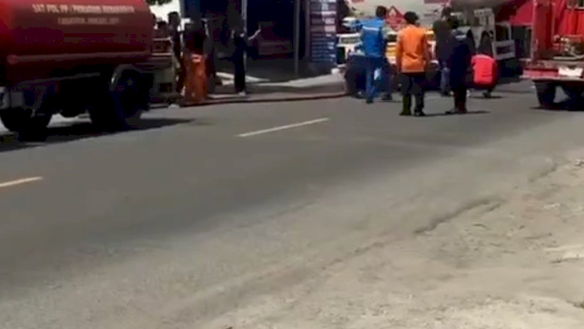 VIDEO: Gara-gara Ini, Mobil Pertamina di Pinrang Nyaris Terbakar