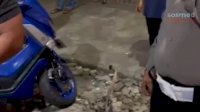 VIDEO: Jelang Natal dan Tahun Baru, Polisi di Makassar Sita Knalpot Racing