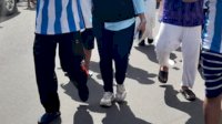 VIDEO: Argentina Menang, Pria di Polman Penuhi Nazar Jalan Kaki Temui M.Messi