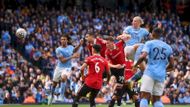 Manchester United Vs City. (Foto: Getty Images via Manchester Evening News) 