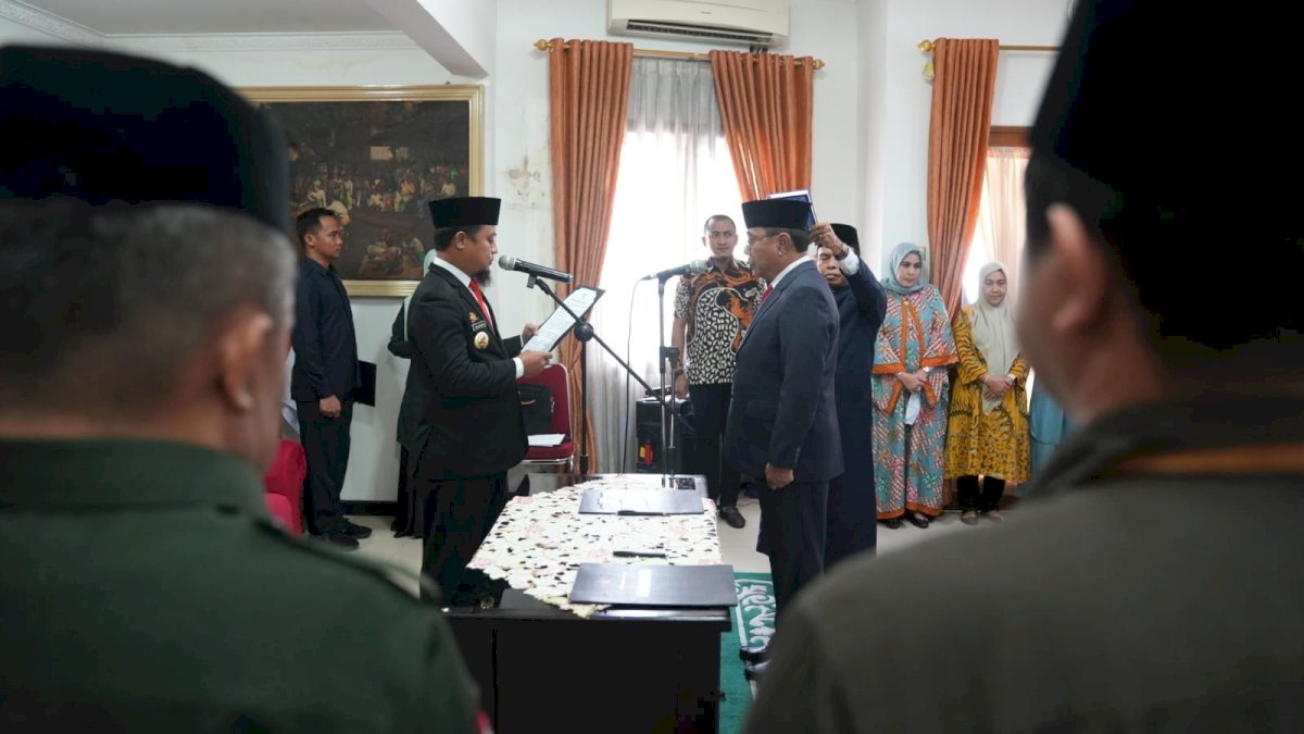 Pesan Penting Andi Sudirman Usai Lantik Aslam Patonangi Jadi Pj Sekprov