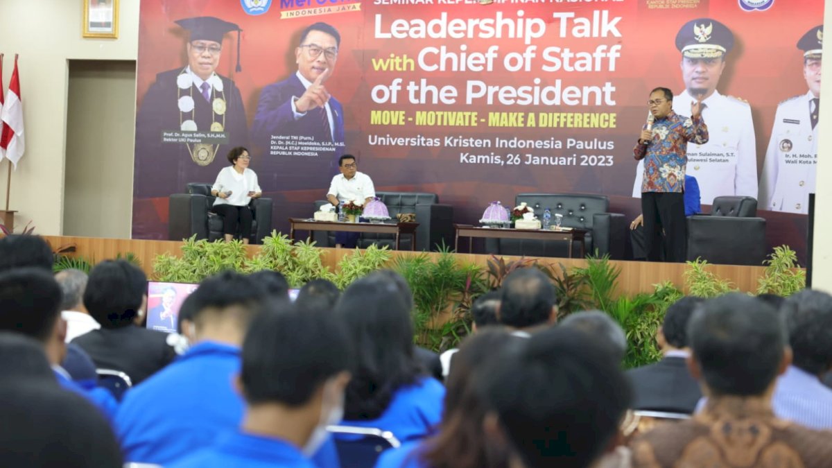 Di Hadapan Mahasiswa UKI Paulus, Danny: Pemimpin Harus Berani dan Mendengar
