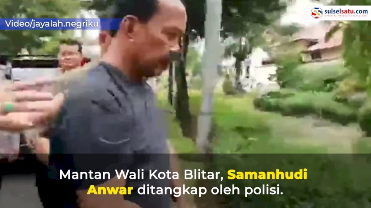 VIDEO: Mantan Wali Kota Blitar Ditangkap Polisi, Diduga Terlibat Perampokan