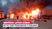 VIDEO: Bentrok Antar Buruh di PT GNI Tewaskan 3 Orang