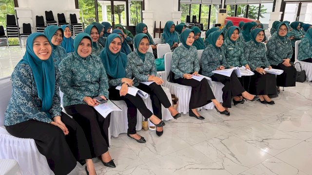 Rapat koordinasi TP PKK Kabupaten Gowa untuk pembentukan PKK Remaja (dokumen: istimewa)