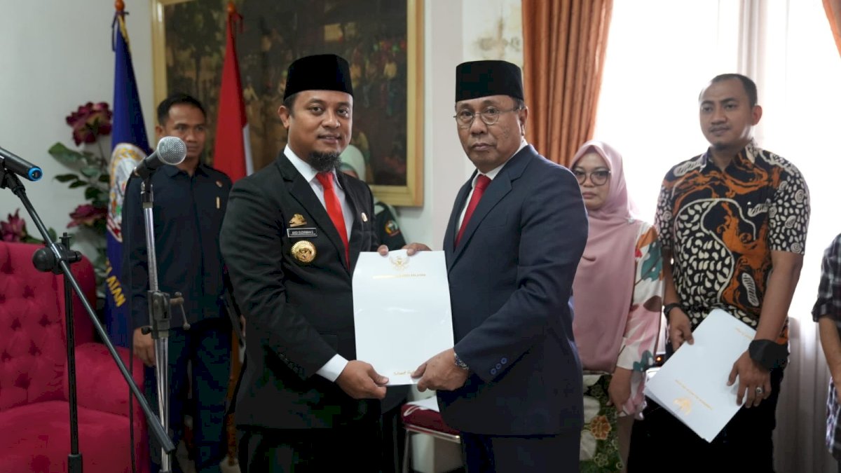 Andi Sudirman Lantik Aslam Patonangi Sebagai Pj Sekda di Jakarta