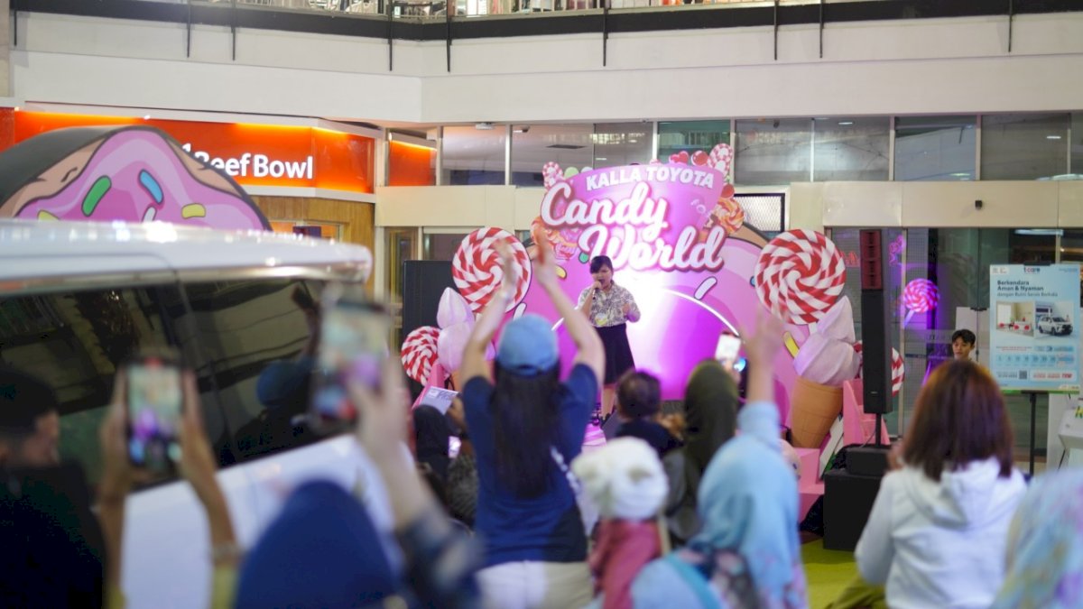 Kegiatan Menarik Ramaikan Kalla Toyota Candy World, dari Candy Treasure Hunt Hingga Kids Voice Competition
