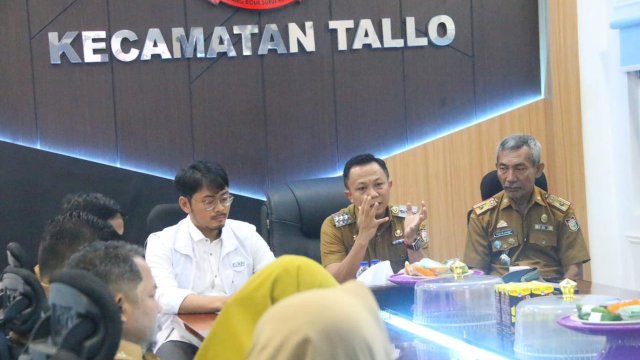 Camat Tallo Terima Kunjungan FKKM Makassar, (Ist) 