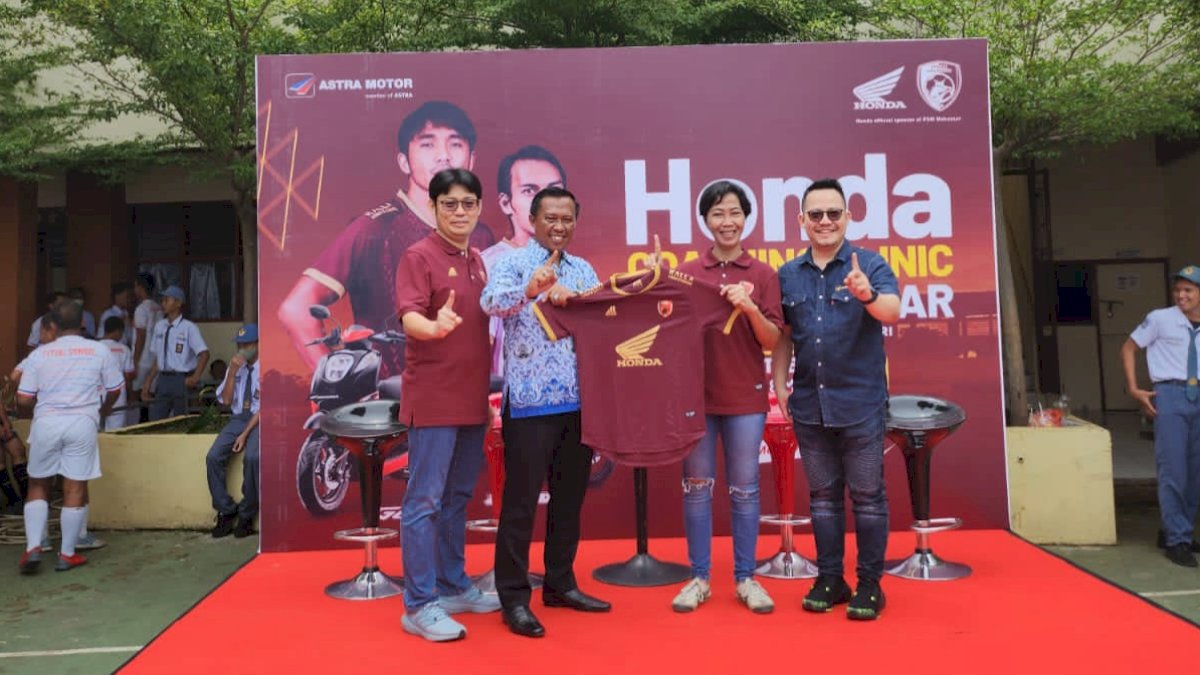 Honda Coaching Clinic Bersama Pemain PSM Makassar, Hadirkan M Arfan dan Rasyid Bakri