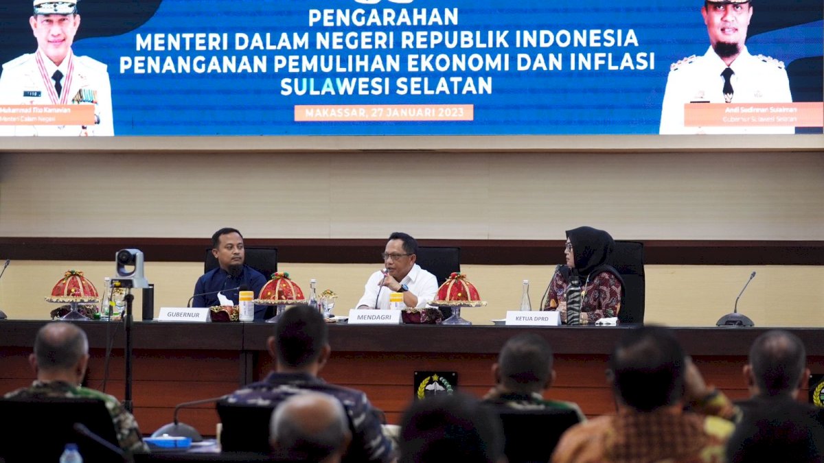 Andi Sudirman Paparkan ke Mendagri Jurus Jitu Tangani Inflasi di Sulsel